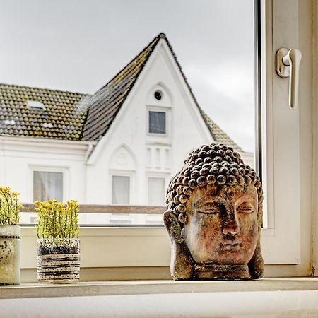 Mittendrin - Apartment Mit 2 Balkonen Sehr Zentral Flensburg Eksteriør bilde